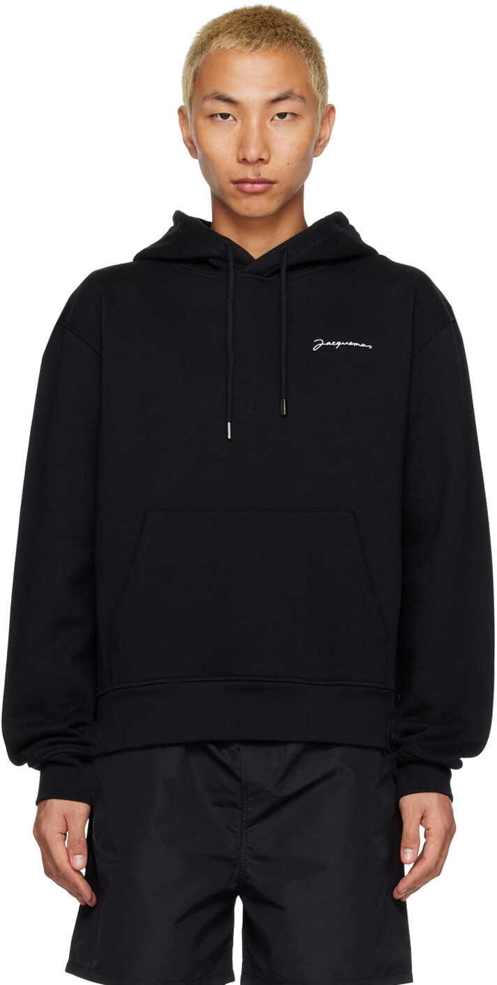 

Худи Le Papier 'Le Sweatshirt Brodé' черного цвета Jacquemus, Черный