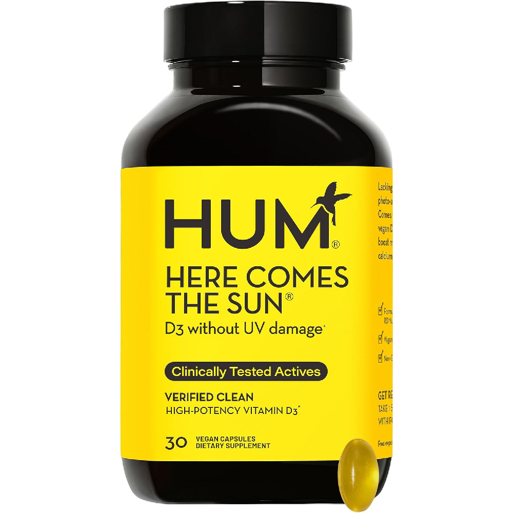 Витамин D3+кальций HUM Here Comes The Sun, 30 капсул цена и фото