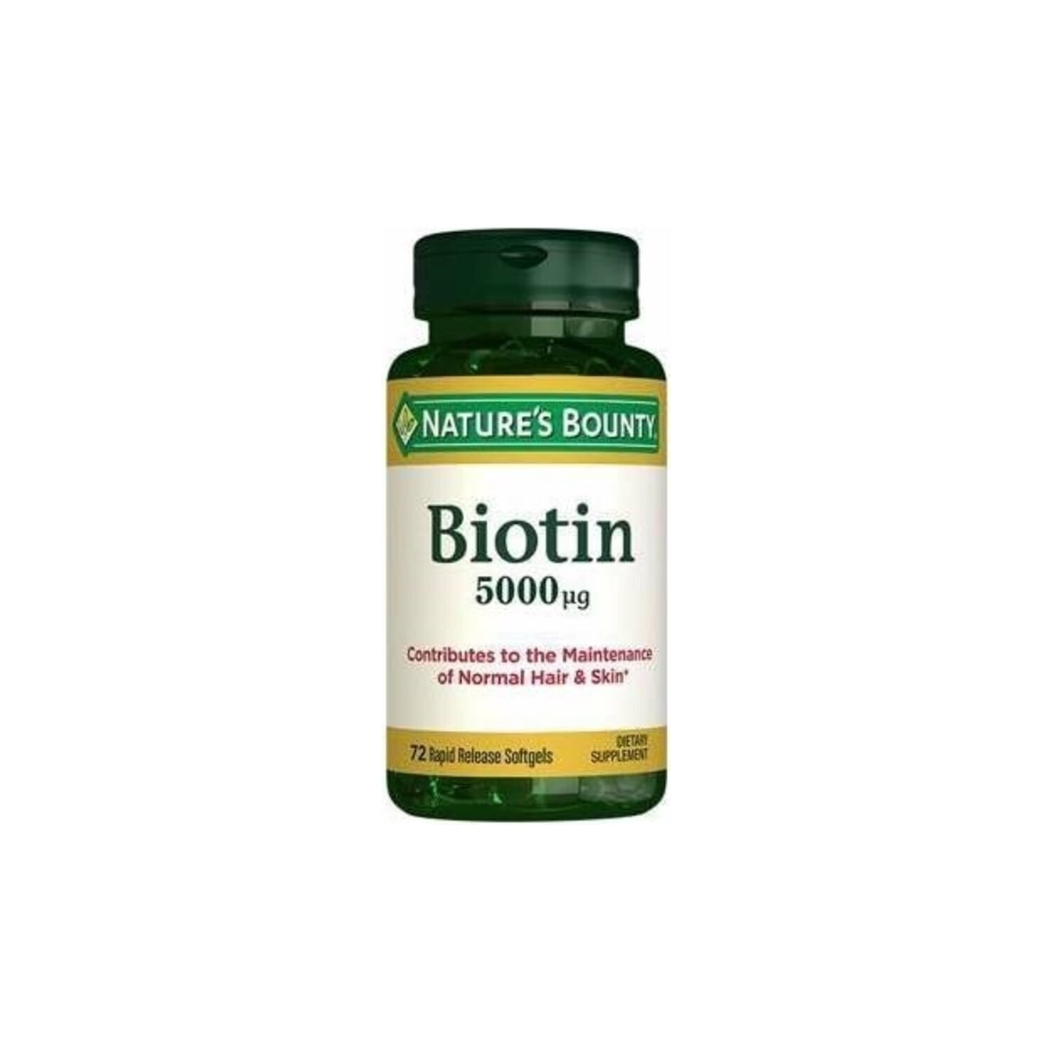 

Пищевая добавка Ocean Biotin 72 капсулы, 5000 мкг.