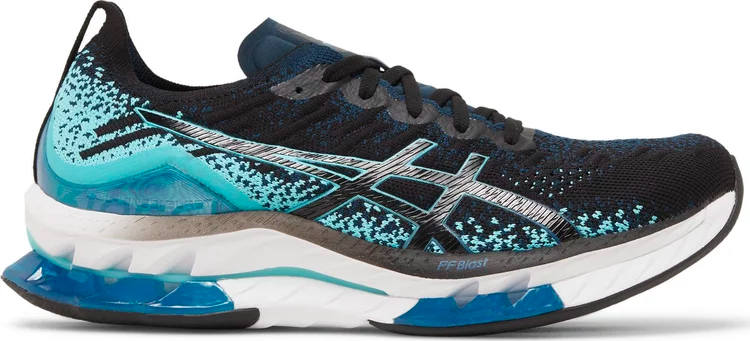 Кроссовки kinsei blast 'black ice mint' Asics, черный - фото