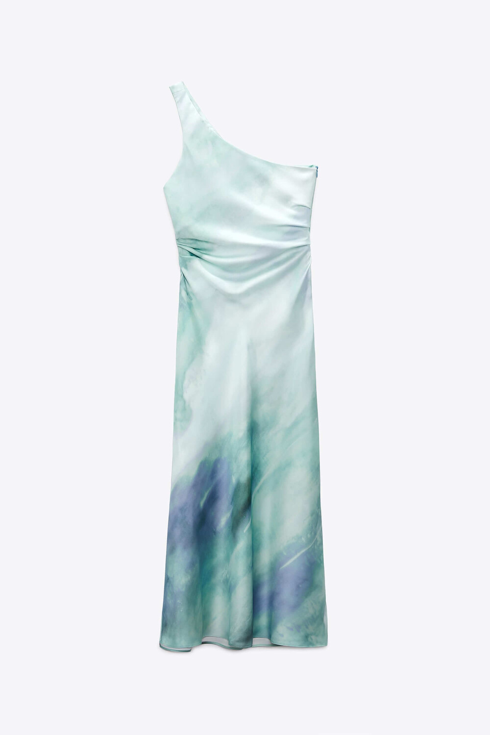 

Платье Zara Satin, серо-зеленый