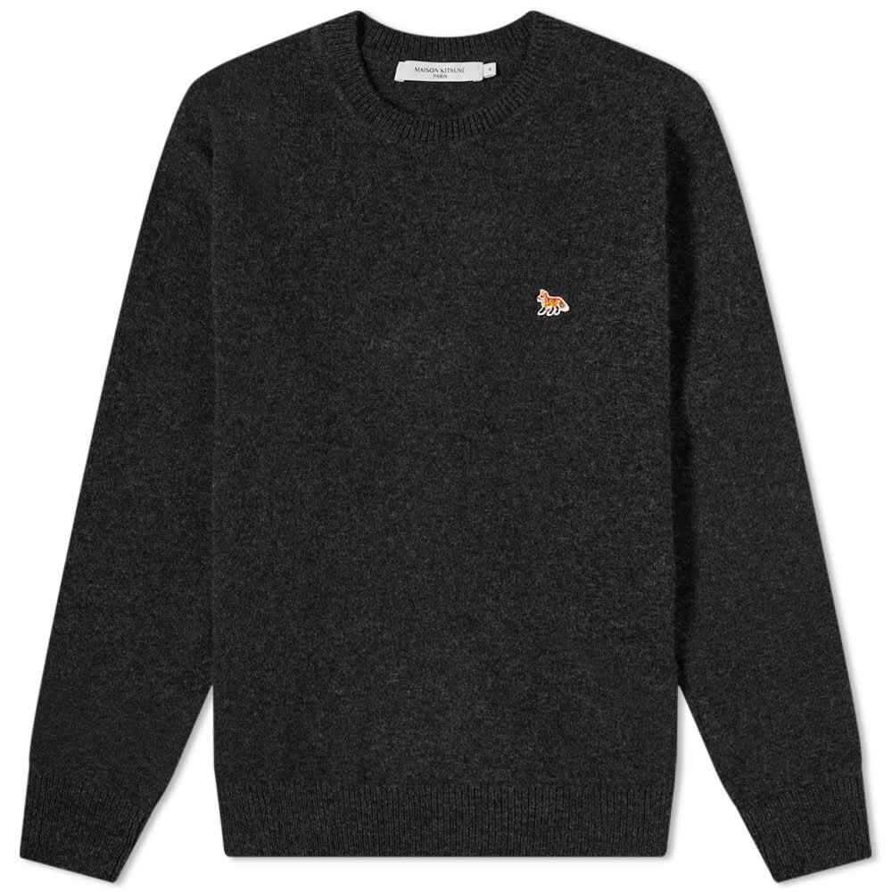 

Джемпер Maison Kitsuné Baby Fox Patch Cosy Crew Knit, Черный