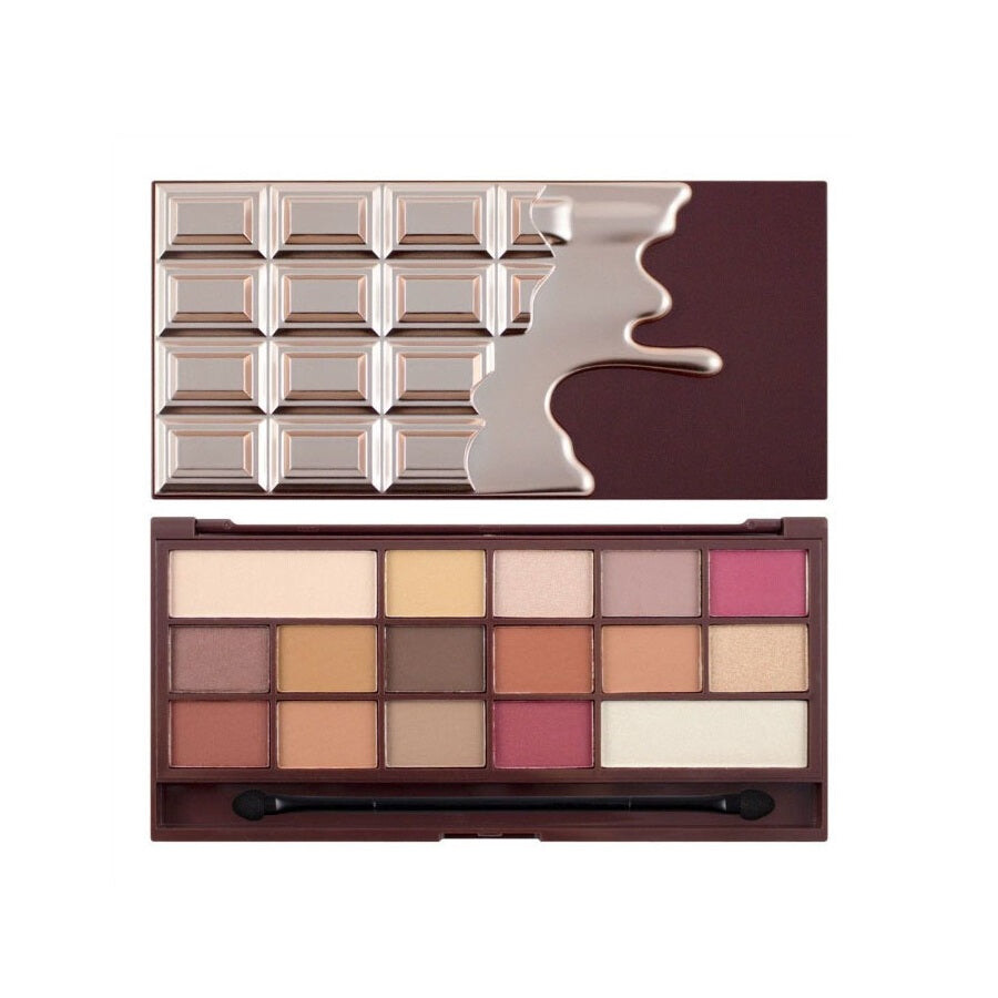 

Makeup Revolution Шоколадный эликсир палетка из 16 теней 22г