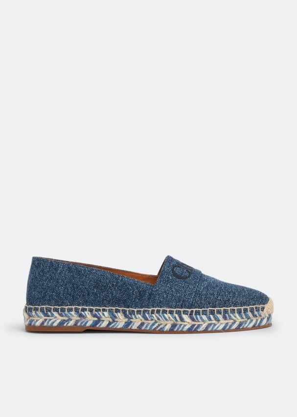 

Эспадрильи CHLOÉ Piia flat espadrilles, синий