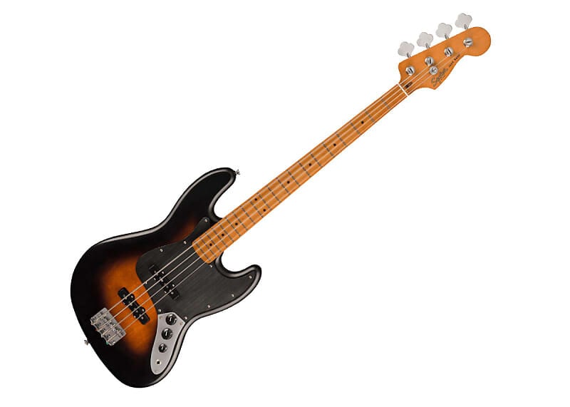 

Электрогитара Squier by Fender 40th Anniversary Jazz Bass Vintage Edition Электрогитара Maple/Satin Wide 2-Color Sunburst - 0379541502