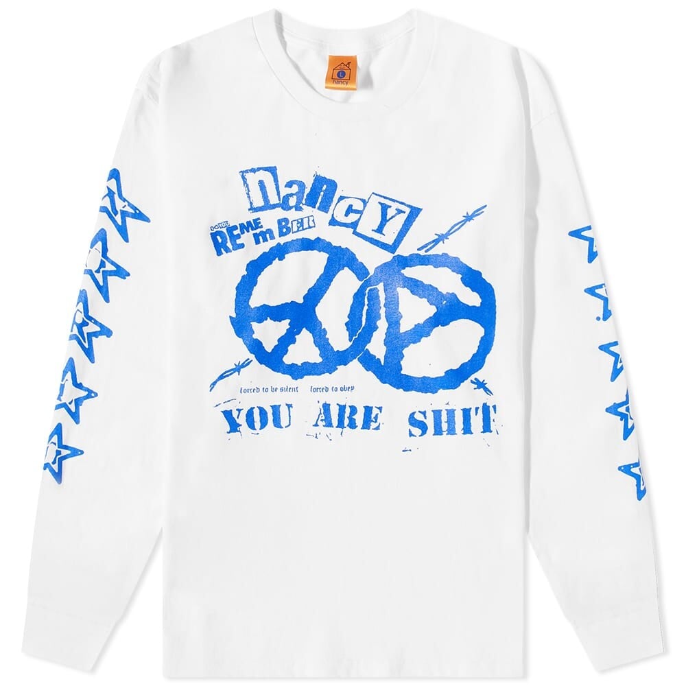 

Футболка Nancy Long Sleeve World Peace Tee, Белый