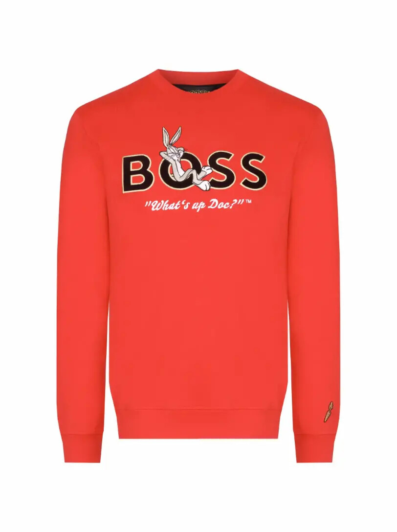 

Хлопковый свитшот с логотипом Hugo Boss