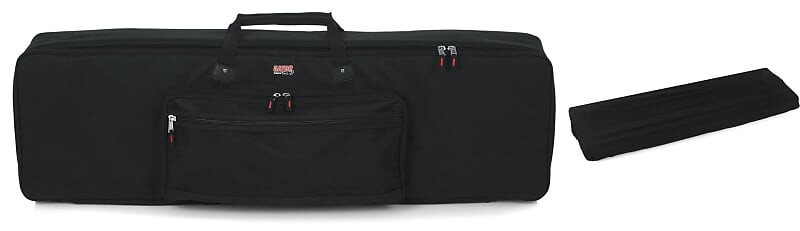 

Gator GKB-88 SLIM Keyboard Gig Bag Комплект со сценическими подставками KDA7088 Пылезащитный чехол для 88-клавишной клавиатуры — черный Gator + On-Stage GKB-88 Slim=1 KDA7088B=1