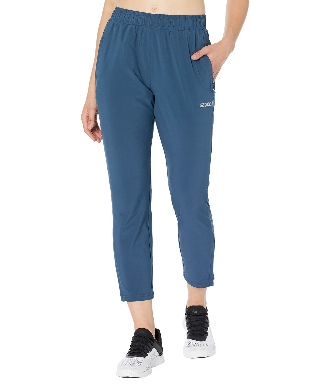 

Брюки с высокой посадкой 2XU, Aero Woven Joggers, Синий