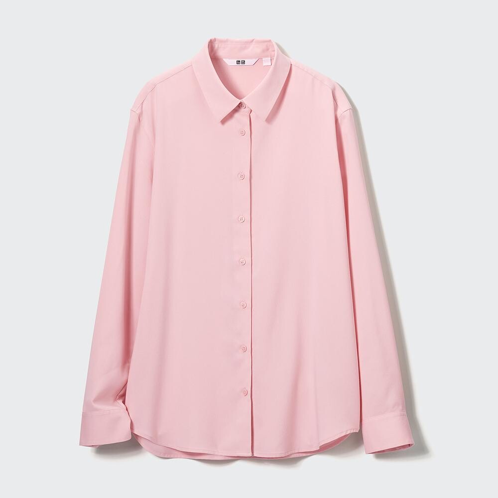 

Рубашка Uniqlo, розовый