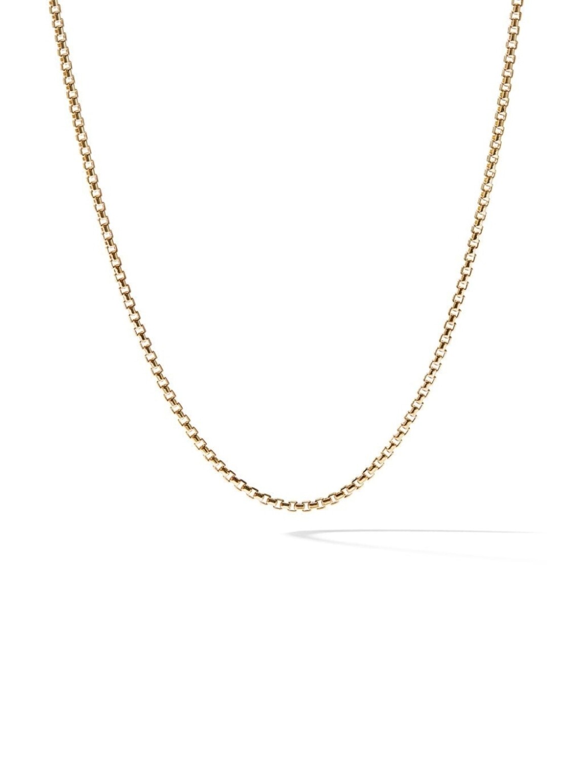 

Цепочное колье Box Chain из желтого золота David Yurman, золотой