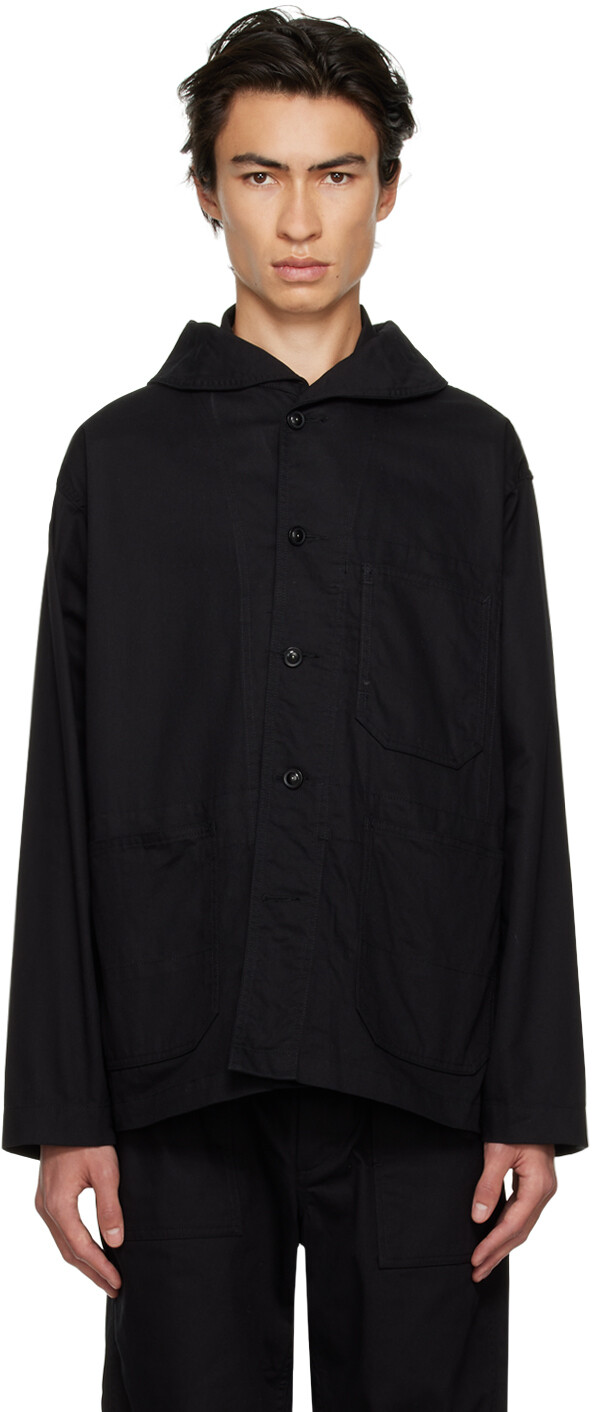 

Черная куртка с отложным воротником Engineered Garments, Черный