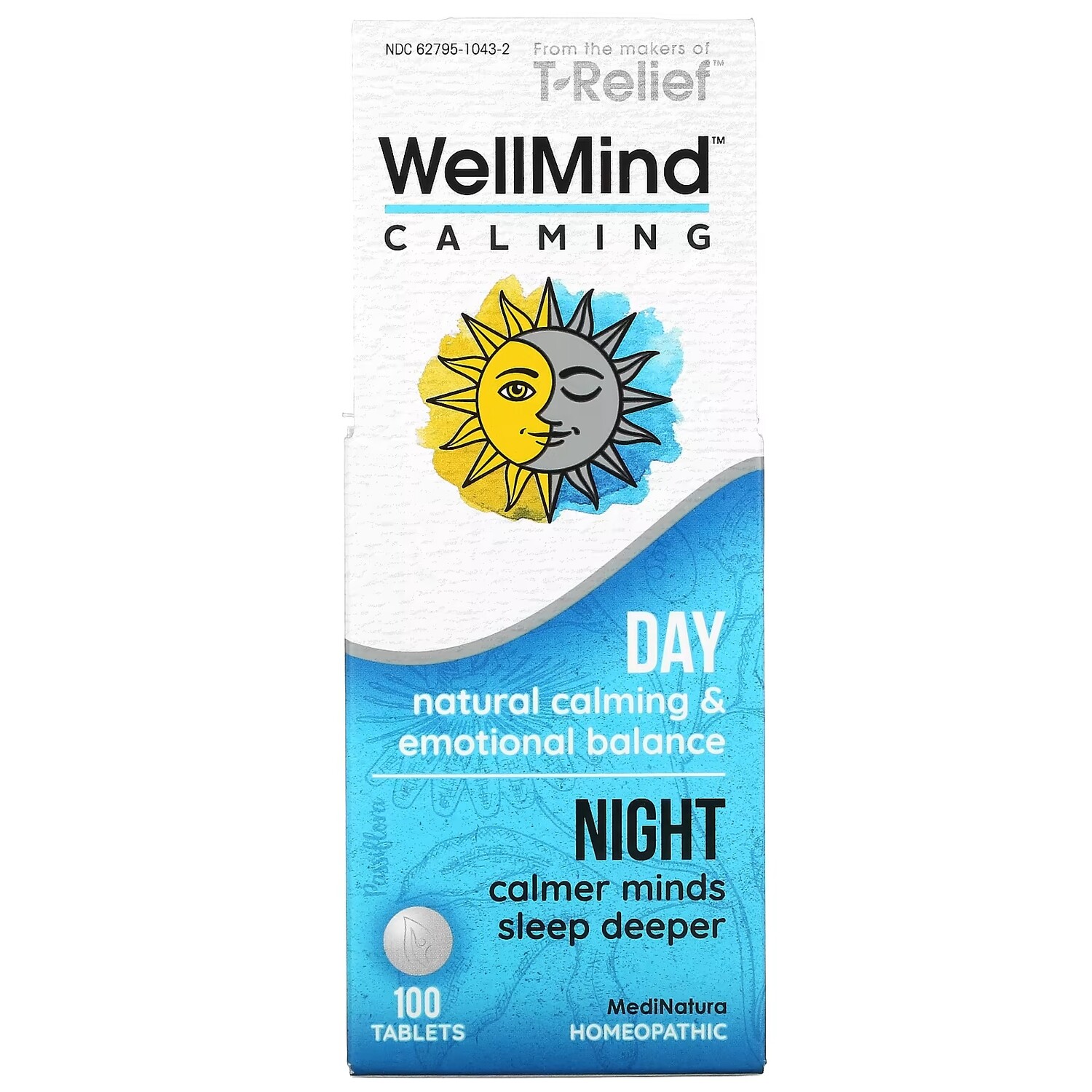 

MediNatura WellMind Calming таблеток для снятия напряжения, 100 таблеток