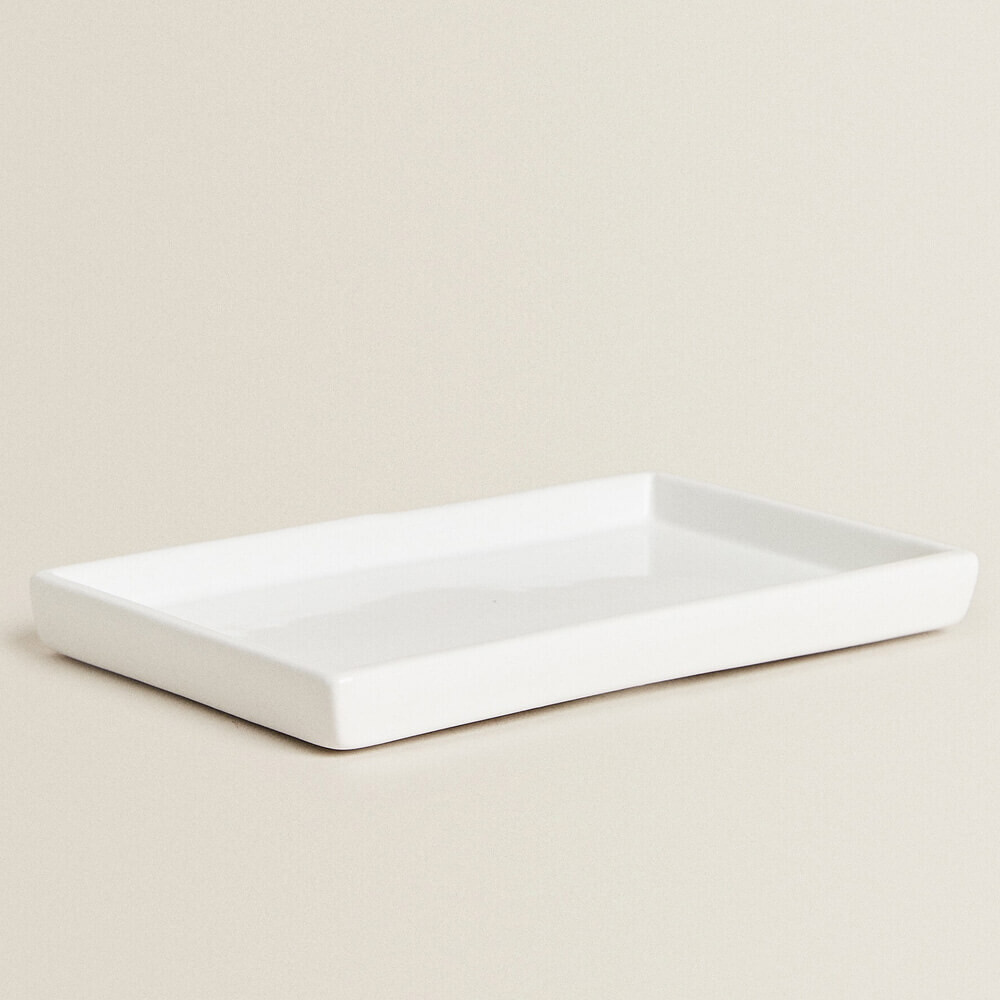 

Поднос для ванной Zara Home Earthenware, белый