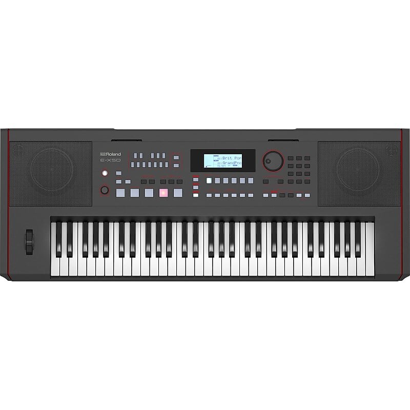 

Roland E-X50 61-клавишный аранжировщик со встроенными динамиками, черный