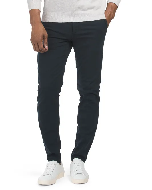 

Брюки-чиносы Fit 1 из эластичного твила Rag & Bone, темно-синий