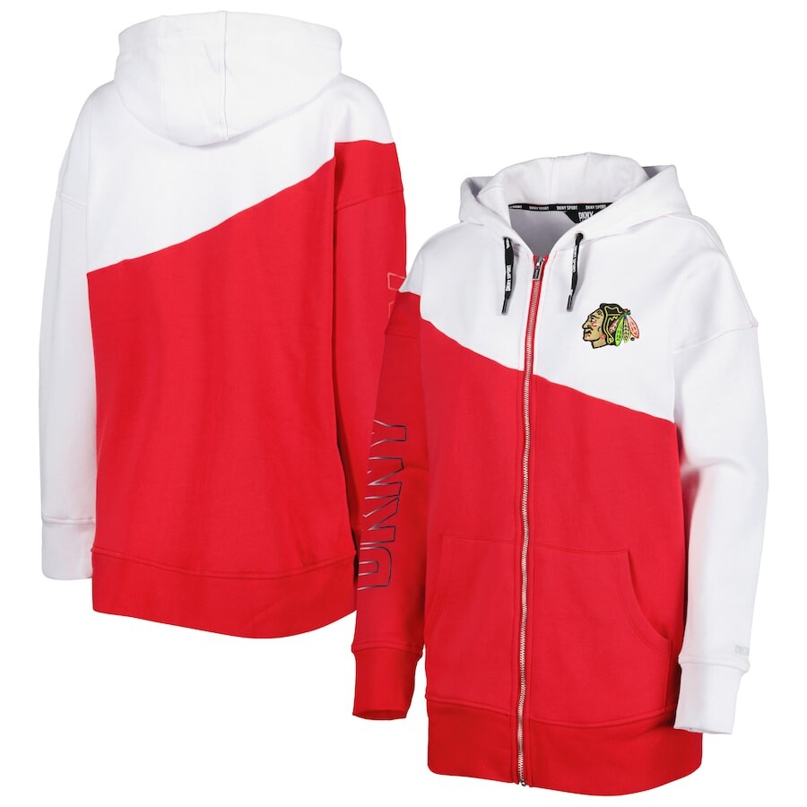 

Толстовка на молнии DKNY Sport Chicago Blackhawks, красный