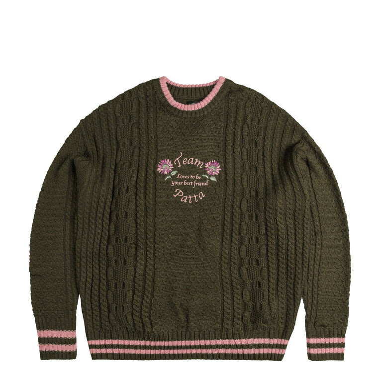 

Свитер Loves You Cable Knitted Sweater Patta, цвет beetle