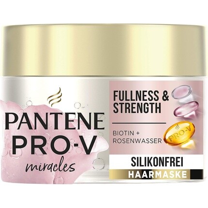 

Силиконовая маска для волос Pro-V Miracles с биотином и розовой водой, 160 мл, Pantene