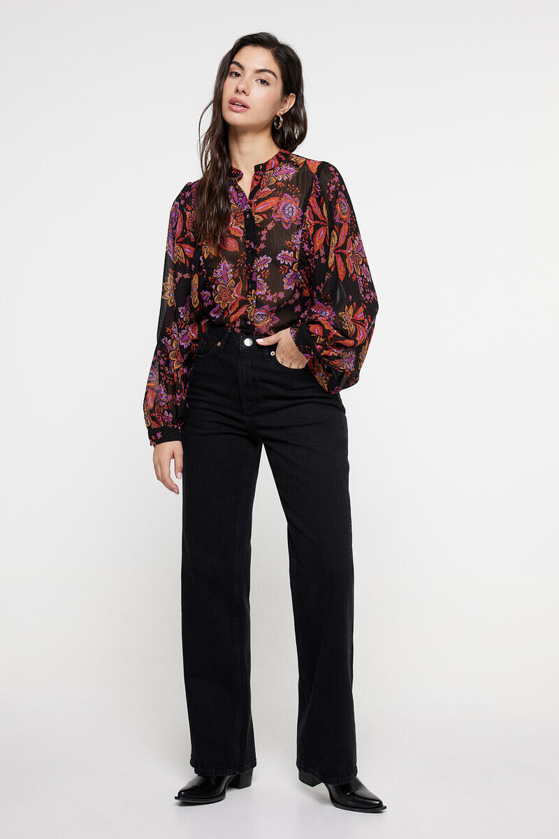 

Широкие джинсы Vero Moda, черный