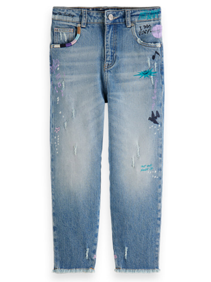

Джинсы Scotch & Soda Tapered fit, светло синий