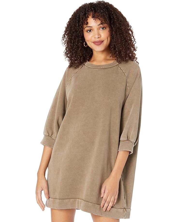 

Толстовка bobi Los Angeles 3/4 Sleeve Tunic, оливковый, Зеленый