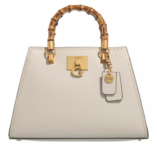 Сумка-тоут stephi bamboo satchel Guess, бежевый сумка тоут stephi bamboo satchel guess бежевый