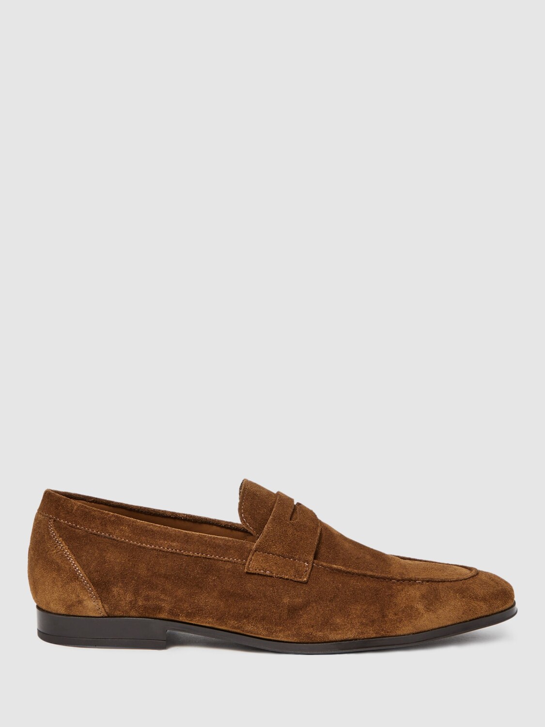 

Замшевые лоферы Reiss Bray, коричневый
