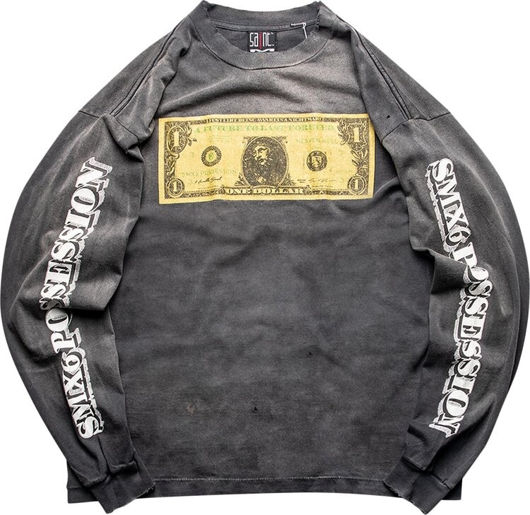 

Лонгслив Saint Michael KMR Long-Sleeve Tee 'Black', черный