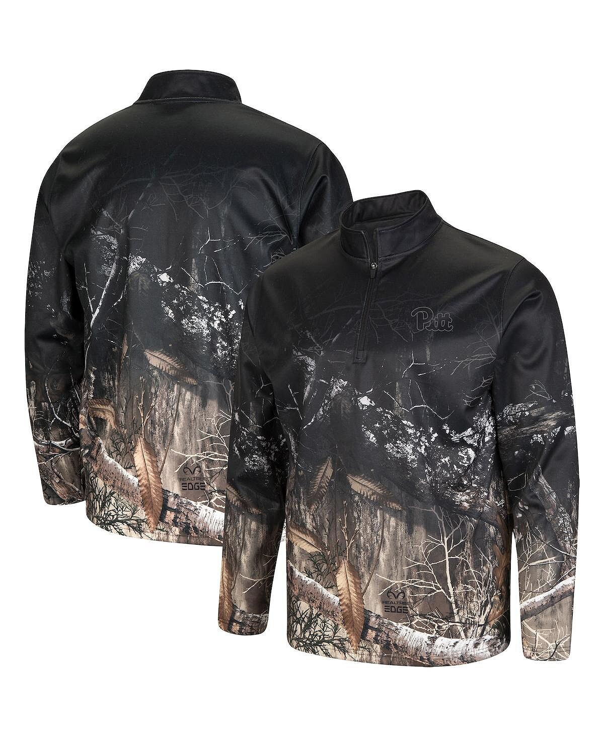 

Мужская черная куртка realtree camo pitt panthers с молнией на четверть Colosseum, мульти