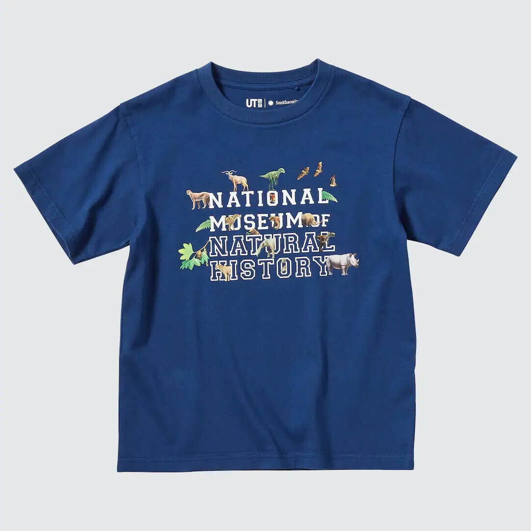 

Детская футболка Uniqlo The Smithsonian Ut Graphic, синий