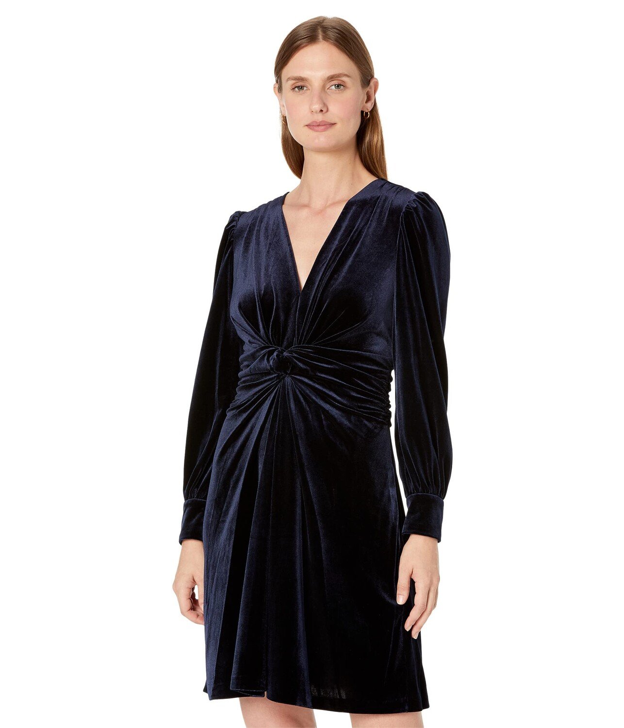 

Платье Vince Camuto, Velvet Twist Front Fit-and-Flare