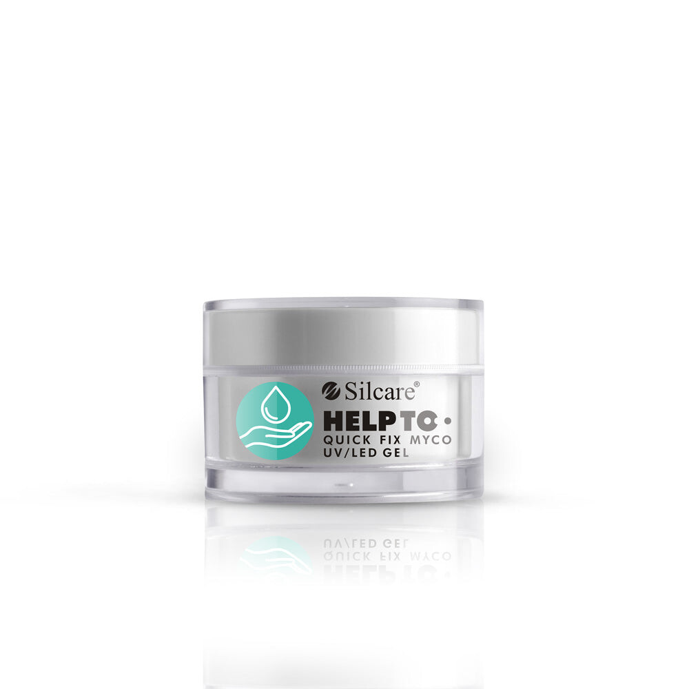 

Silcare Help To Quick Fix Myco UV/LED Gel бескислотный гель для восстановления ногтей рук и ног 15г