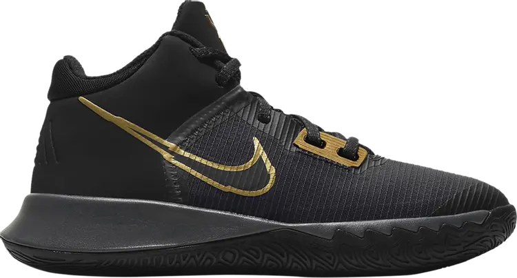 

Кроссовки Nike Kyrie Flytrap 4 GS 'Black Metallic Gold', черный