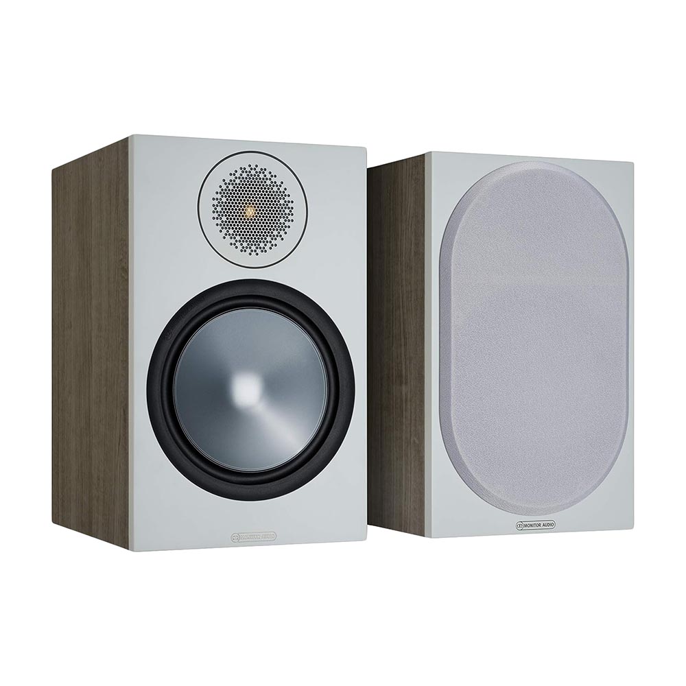 Полочная акустика Monitor Audio Bronze 100, 2 шт, серый полочная акустика monitor audio bronze 100 6g white