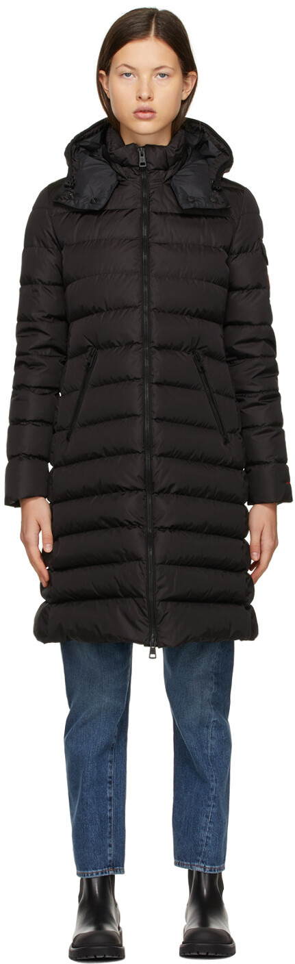 

Черный пуховик Born To Protect Lemenez Moncler