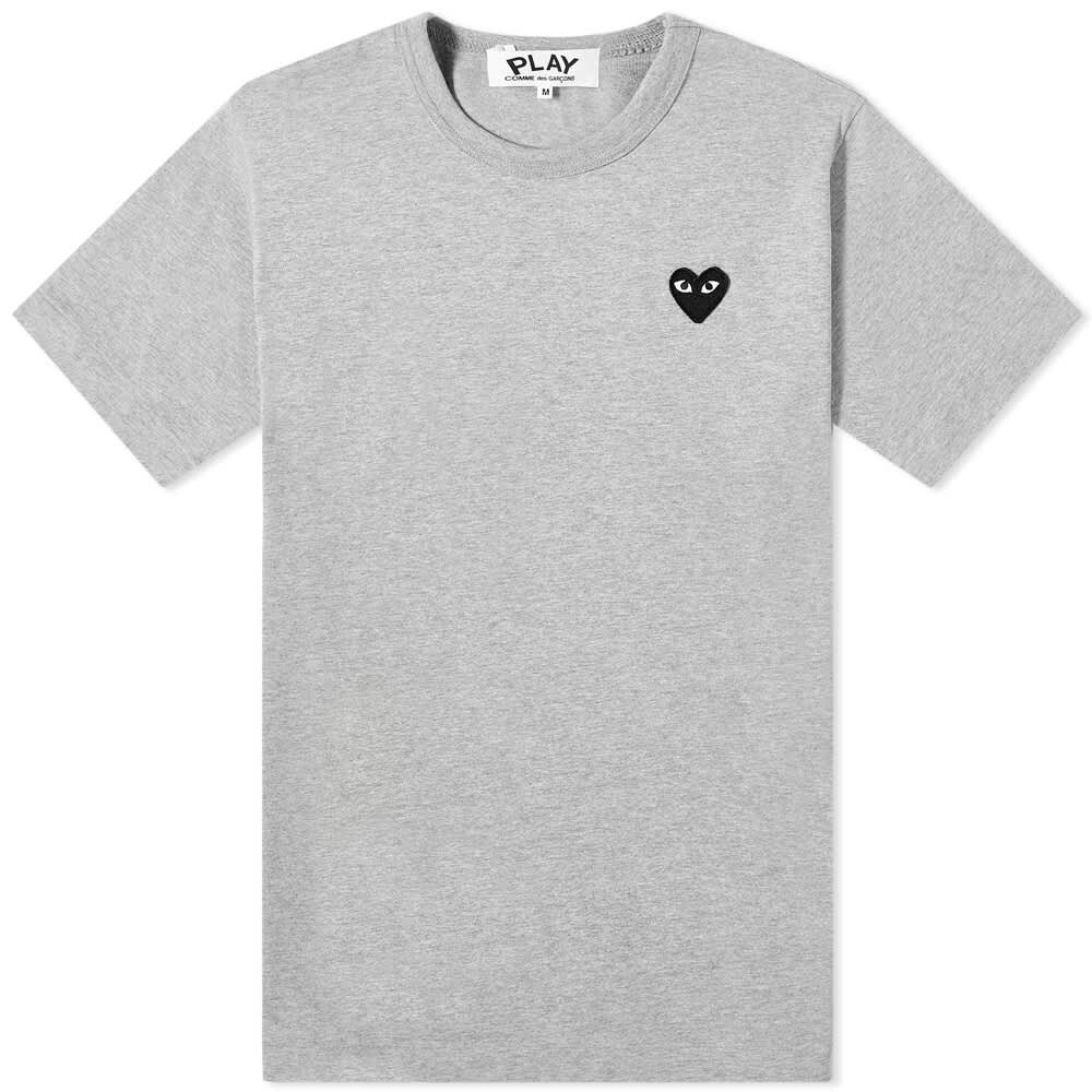 

Футболка Comme des Garcons Play Basic Logo Tee, Серый