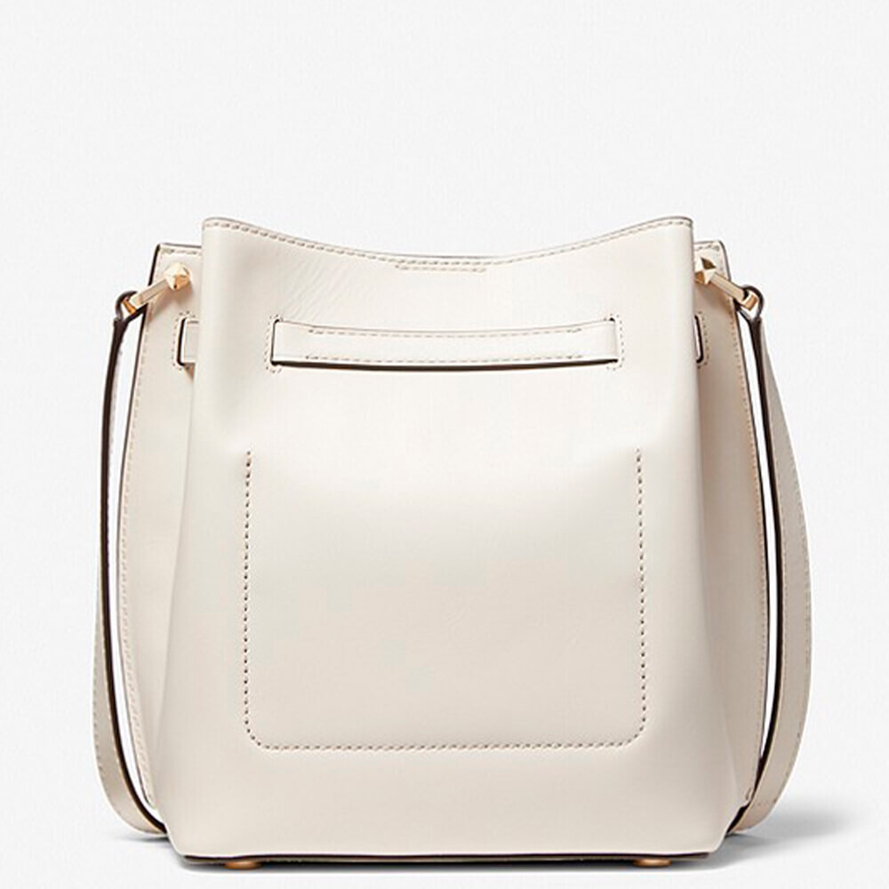 

Сумка Michael Michael Kors Hamilton Legacy Medium Leather Messenger, кремовый