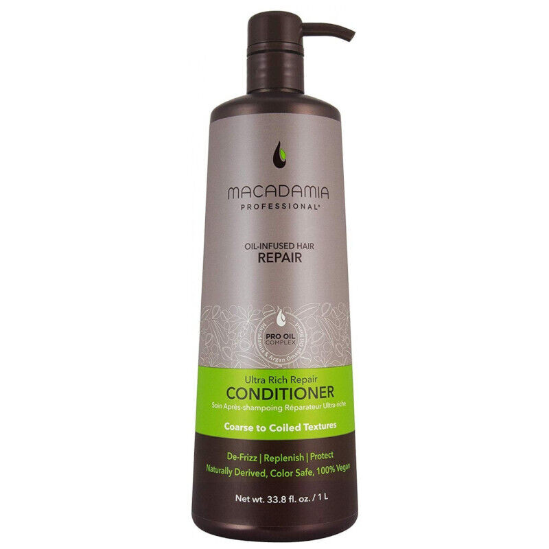 

Macadamia Professional Ultra Rich Repair Vegan регенерирующий кондиционер для очень густых волос, 1000 мл