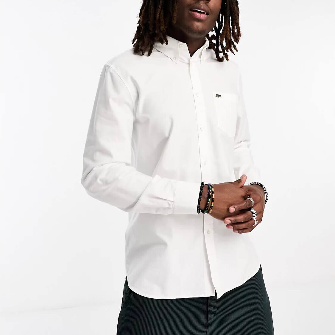 

Рубашка Lacoste Core Oxford, белый
