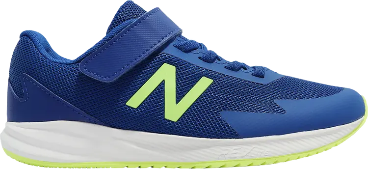 

Кроссовки New Balance 611 Bungee Lace Little Kid Wide 'Team Royal Lime Glow', синий