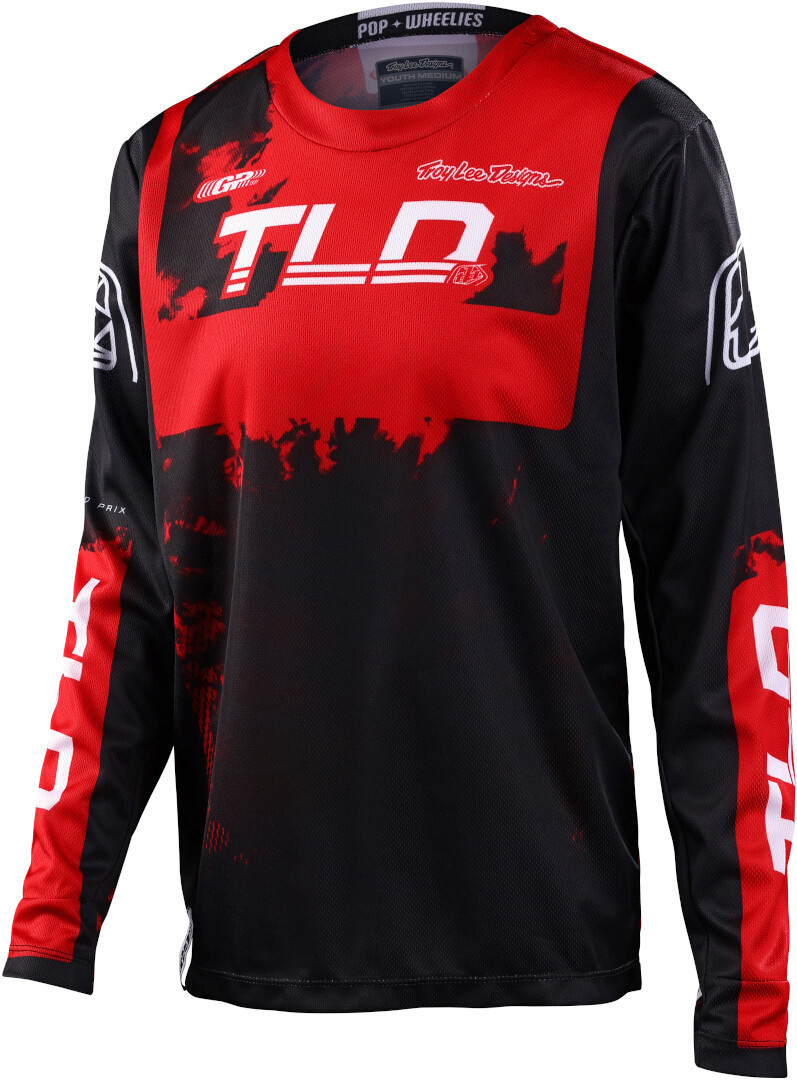 Джерси Troy Lee Designs GP Astro Молодежные мотокросс, красно-черные - фото