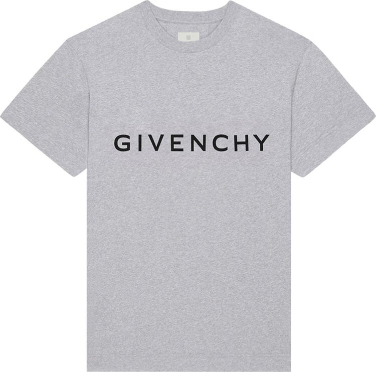 

Футболка Givenchy Slim Fit T-Shirt 'Light Grey Melange', серый
