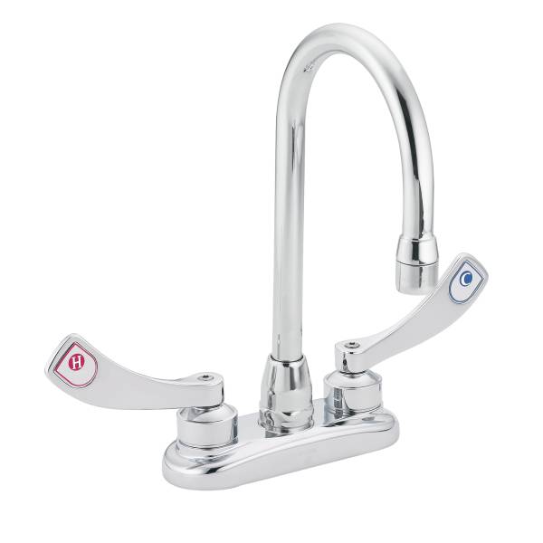 Коммерческий барный кран Moen с двумя ручками, chrome