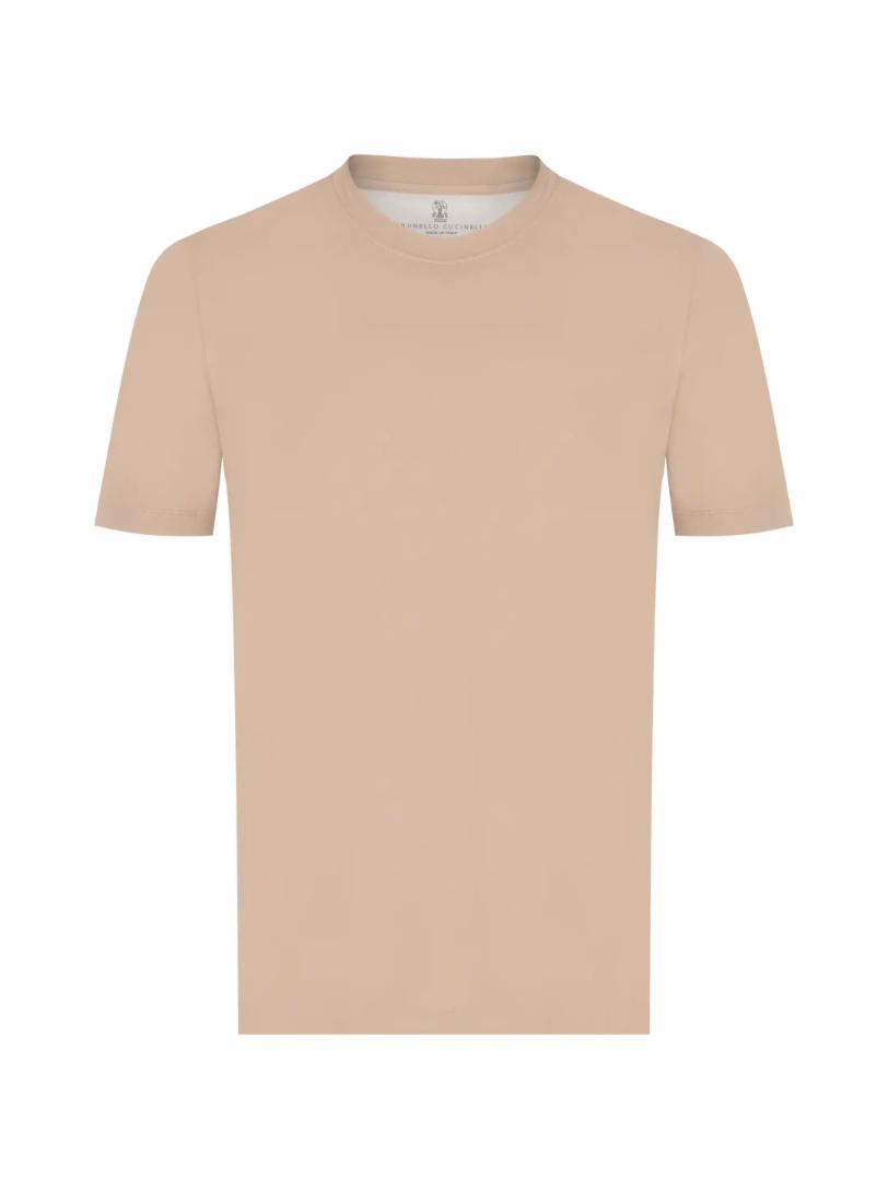 Хлопковая футболка Brunello Cucinelli хлопковая футболка с принтом brunello cucinelli kids розовый