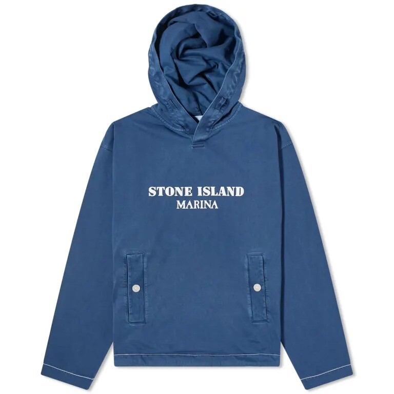 

Толстовка Stone Island Marina Logo, синий