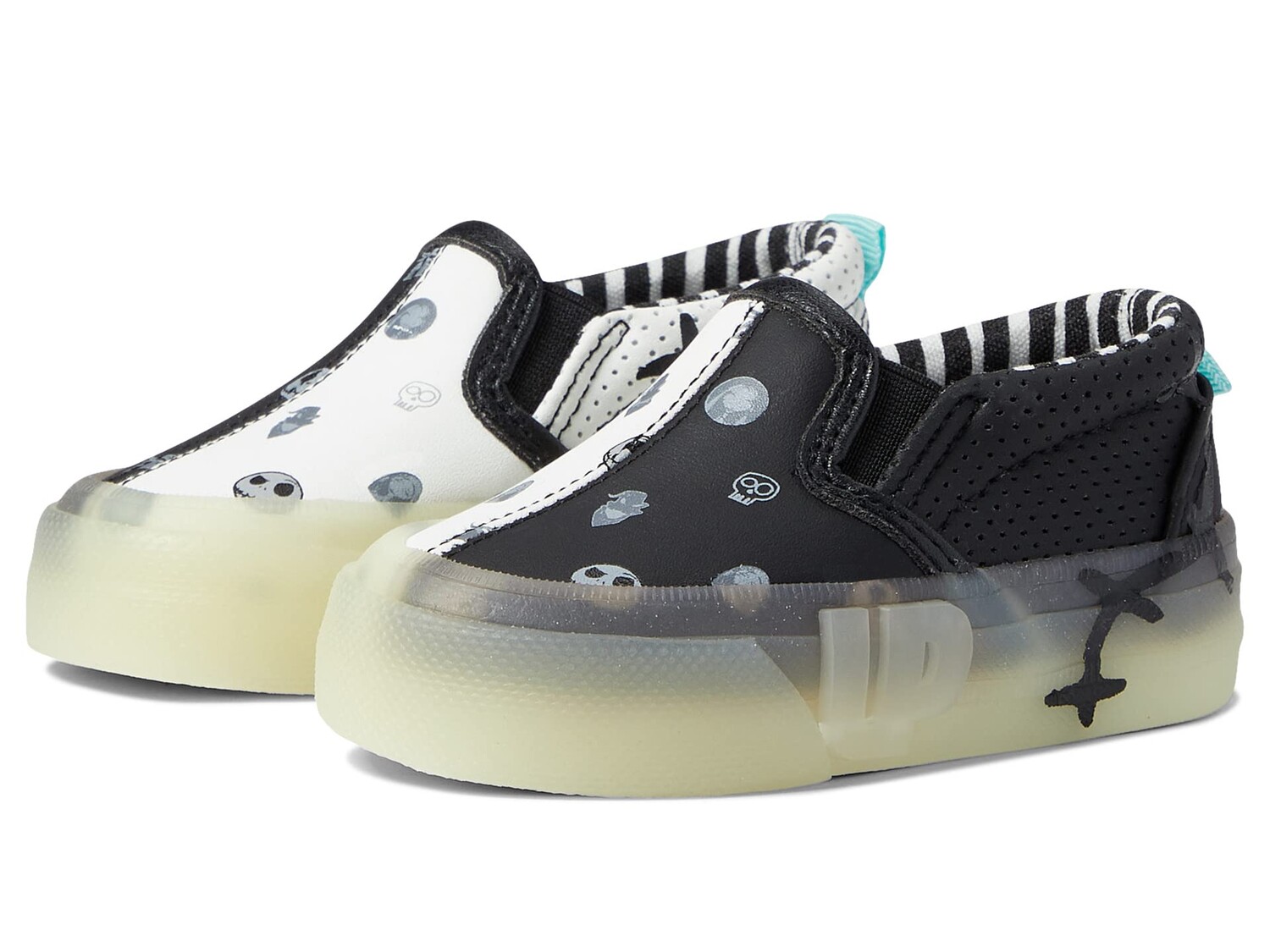 

Кроссовки Ground Up, Glow In The Dark The Nightmare Before Christmas All Over Print Slip-On