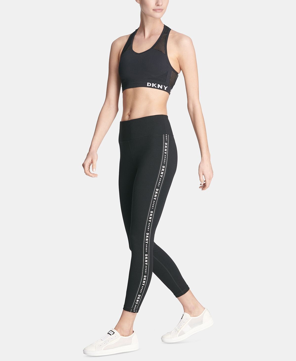 

Леггинсы длиной 7/8 с логотипом DKNY, мульти