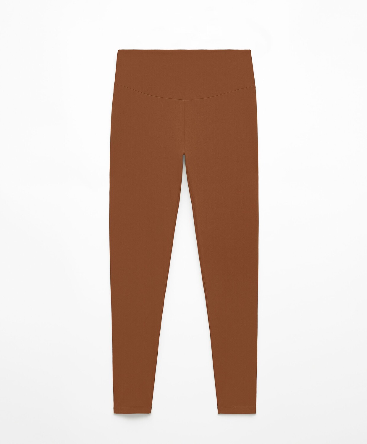 

Леггинсы Oysho Comfortlux High-rise Ankle-length, светло-коричневый