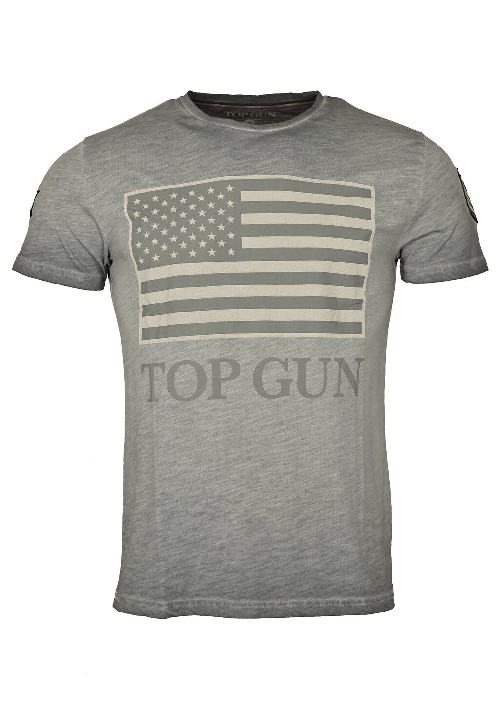 

Футболка с принтом TOP GUN, антрацит, Серый